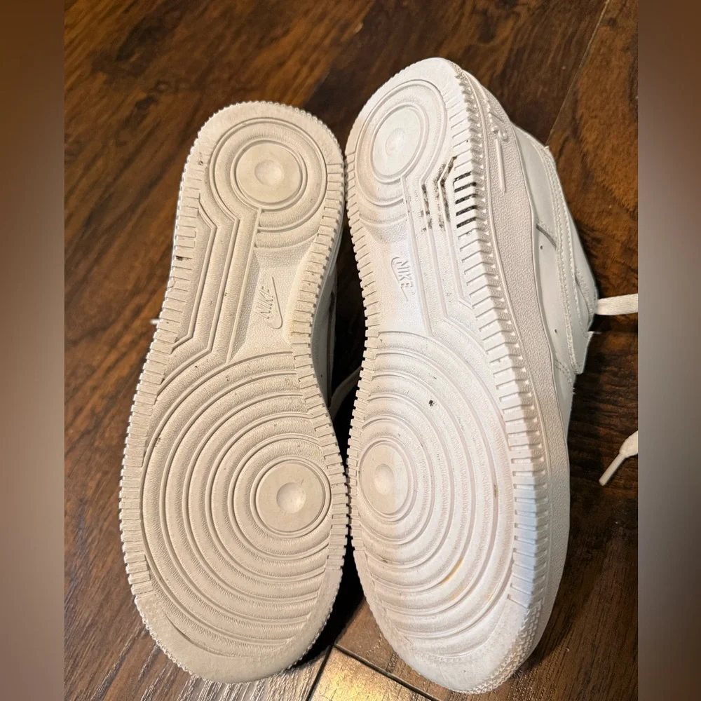 Nike Kids White Lace-Up Sneakers